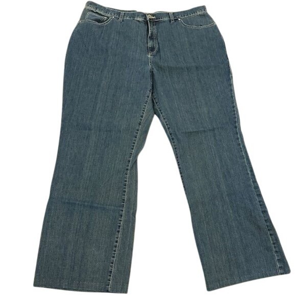 Fresh Produce Women's Stretch Wide‎ Leg Denim Blue Jeans Size 16 - Picture 1 of 6